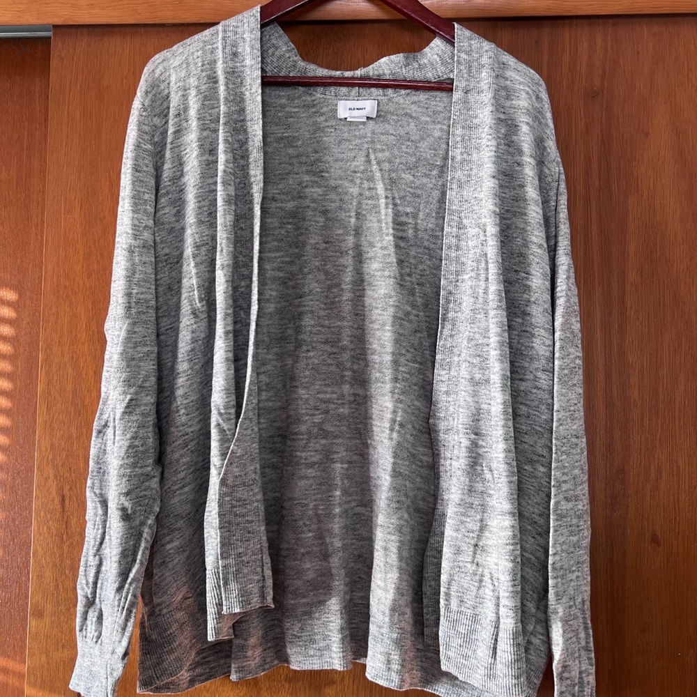 Old Navy Heather Gray Women's Cardigan